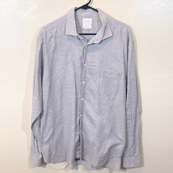 Billy Reid long sleeve button down shirt size Large - Picture 1 of 4